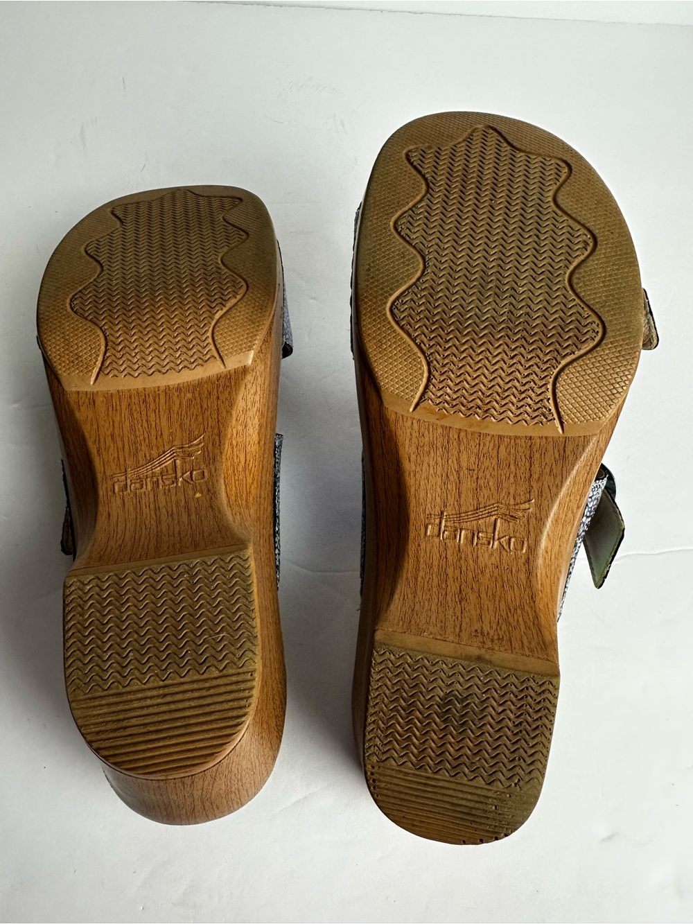 Dansko Sophie Sandals Women's Size EU 39 8.5 or 9 Shoes Blue Green Buckle - Picture 6 of 8